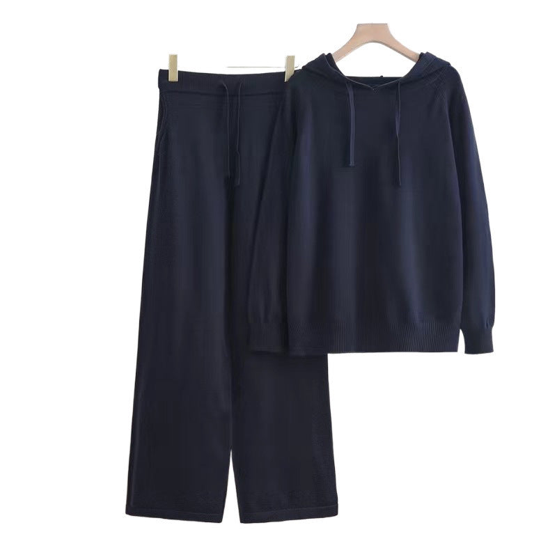 Knitted Two-piece Leisure Sports Style