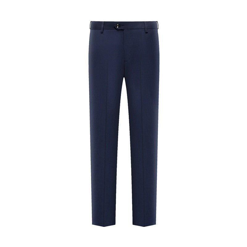 Black Slim Fit Men's Formal Casual Suit Pants