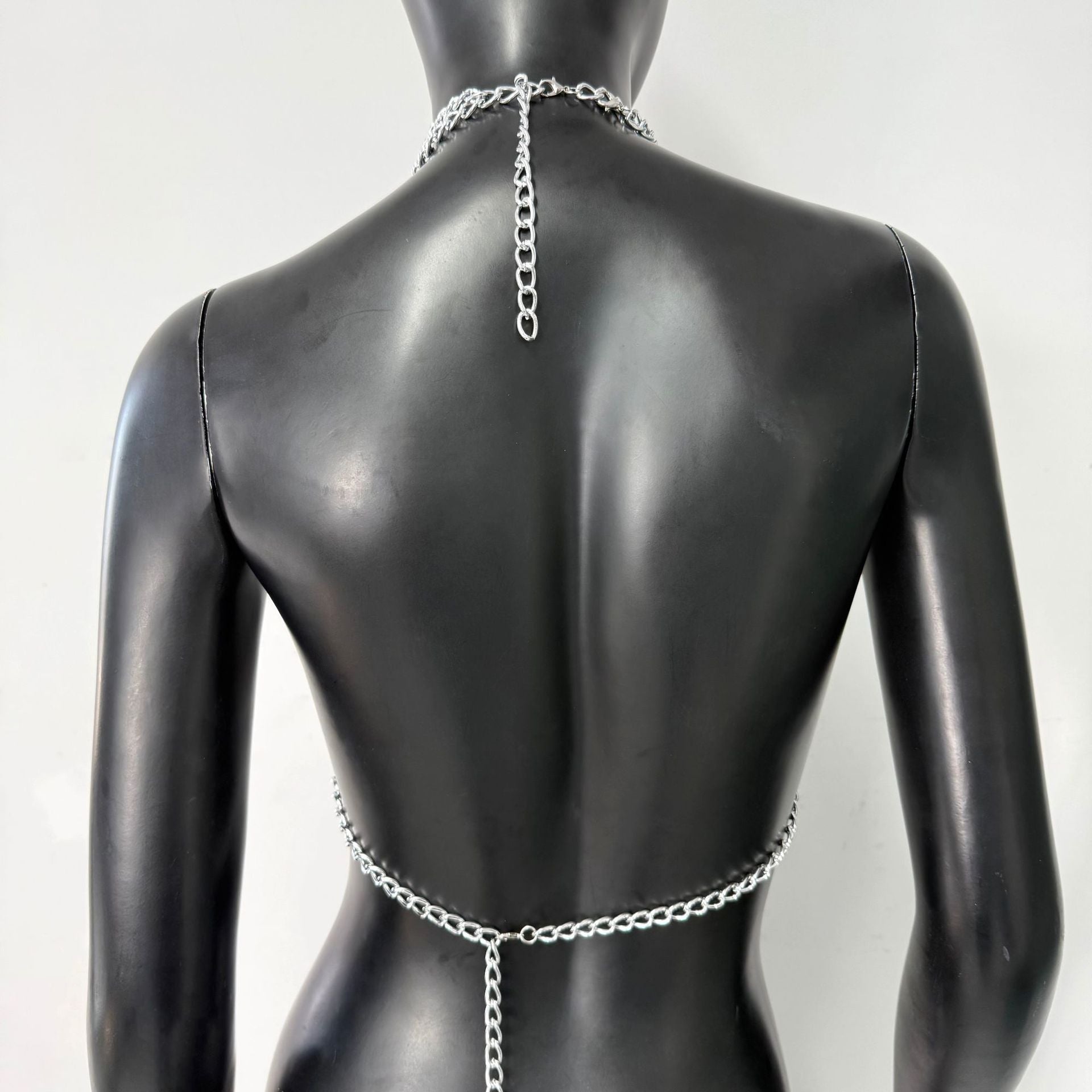 Body Decoration Chain Sequined Tube Top Vest