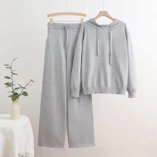 Knitted Two-piece Leisure Sports Style